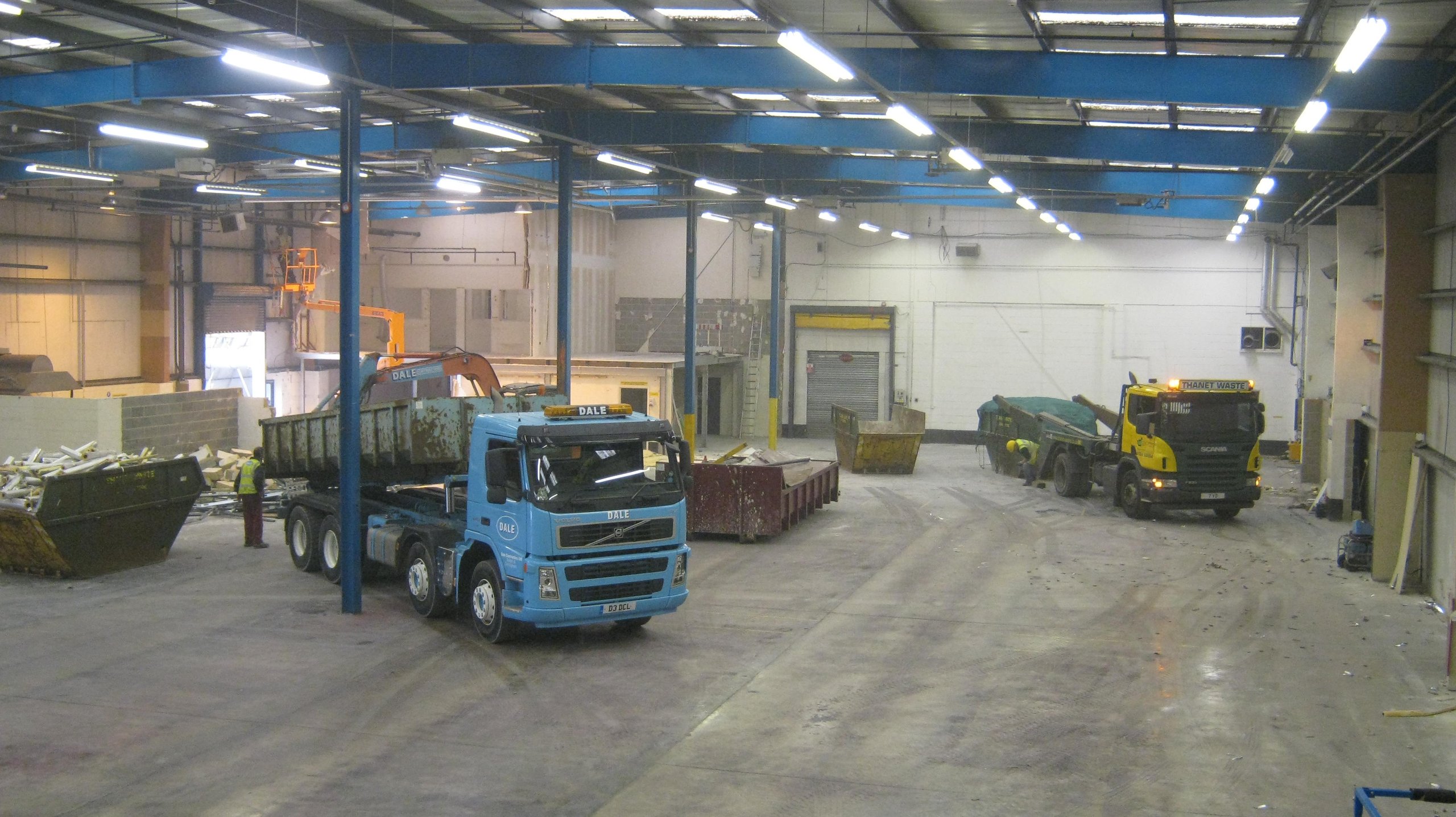Internal building preparation