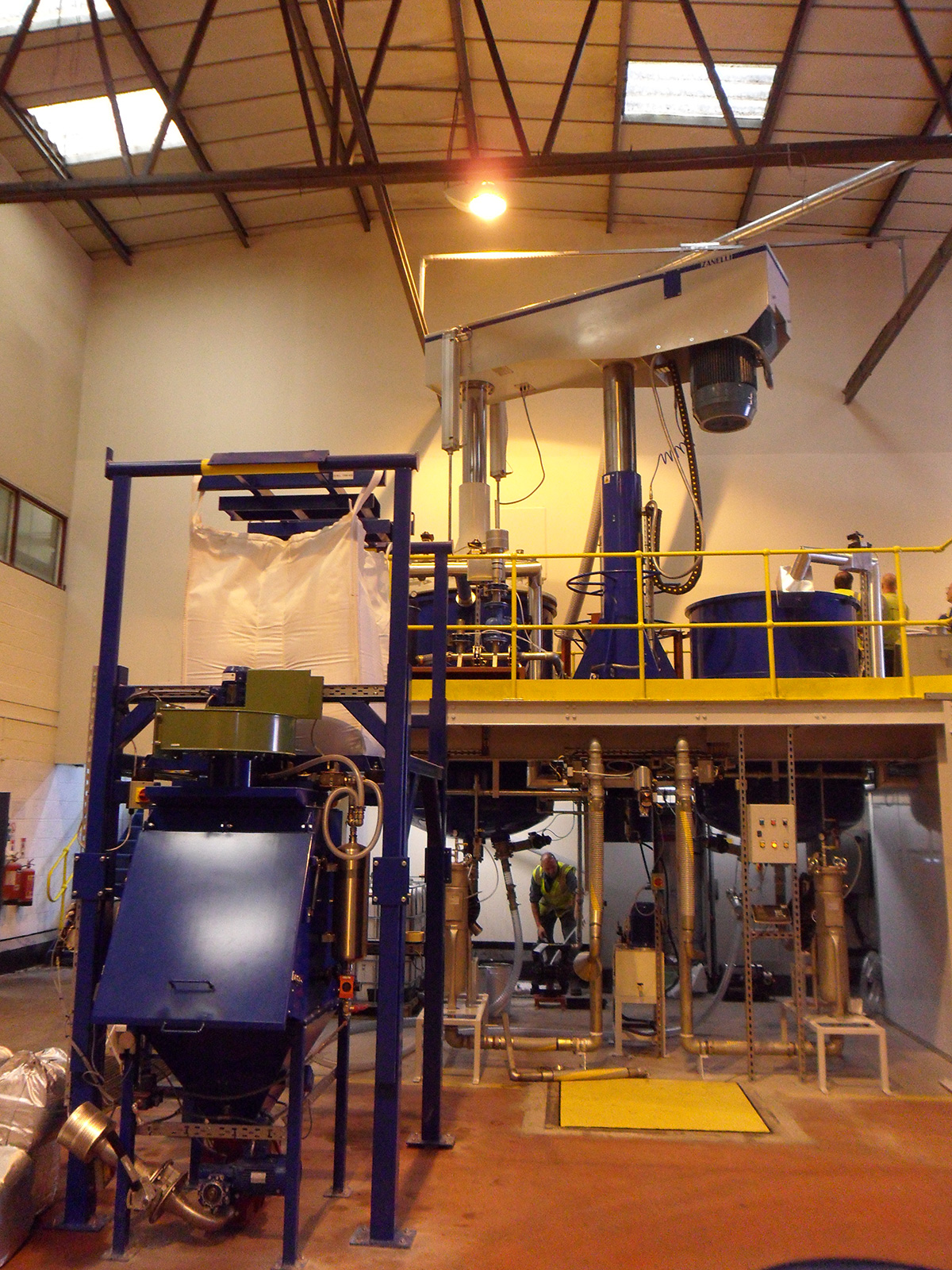 Overall plant installation of resin manufacturer 
