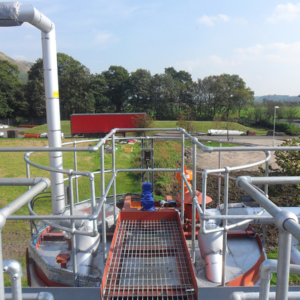 Tank farm mezzanine