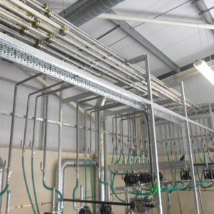 Product transfer pumps and pipework infrastructure