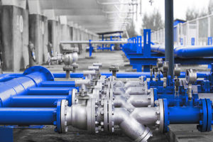 Blue pipes