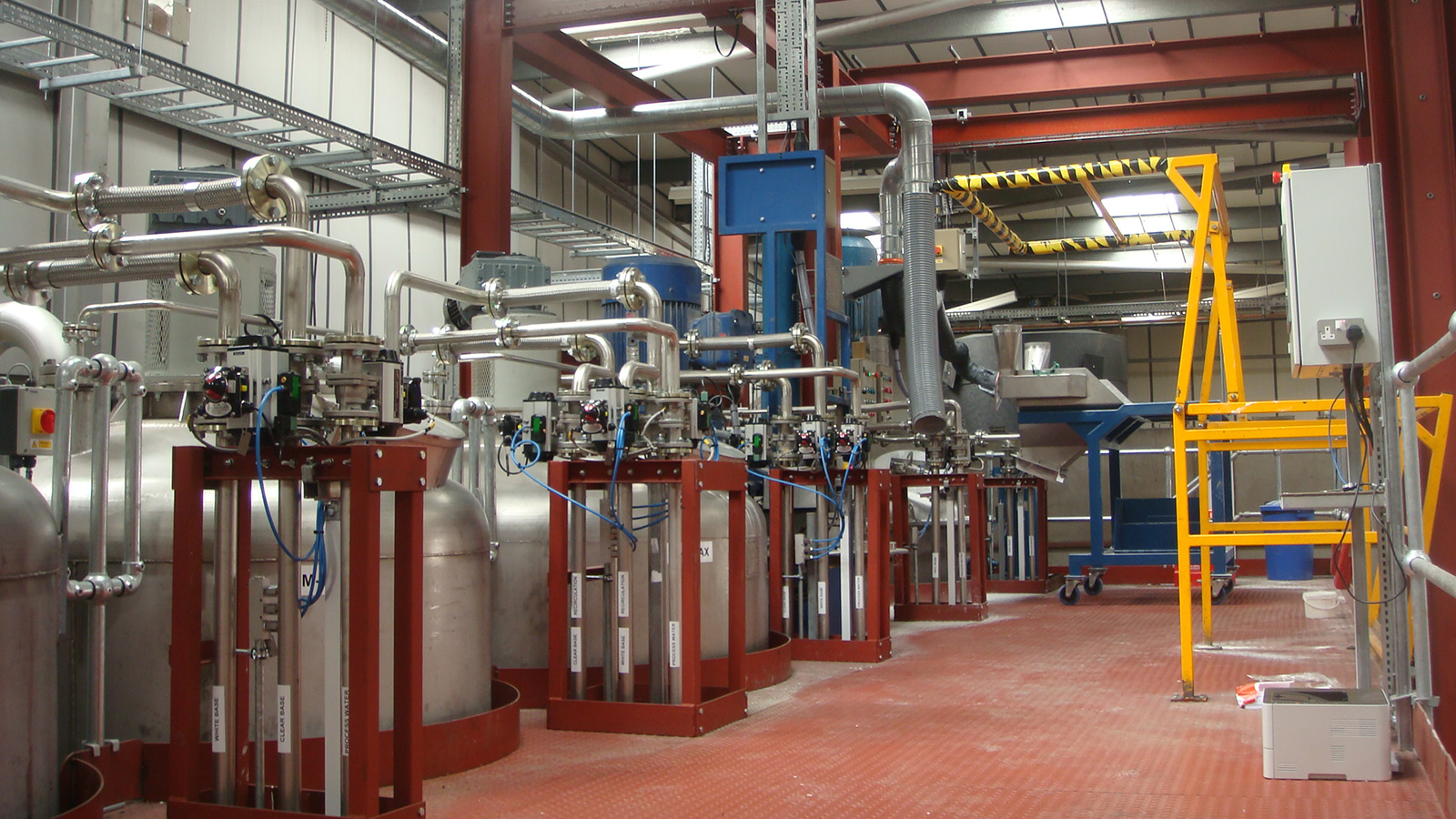 Prime equipment installation top floor