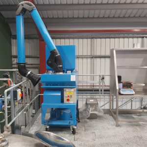 Mobile dust collector and pre weigh booth