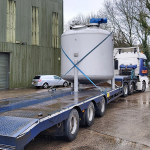 10,000-litre blending vessel delivered to site