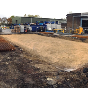 Ground Excavated, filled & compacted, ready for construction