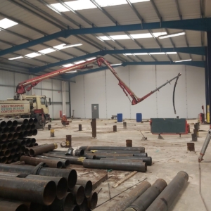 Floor reinforcement piling